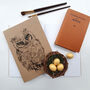 A5 Owl Notebook In A Choice Of Plain Or Lined Paper, thumbnail 4 of 12