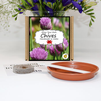 Gardening Gift. Chives Herbs Growing Kit, 2 of 4