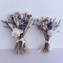 White Dried Flower Arrangement With Lavender, thumbnail 3 of 5