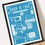 1966 Personalised 60th Birthday Fact Print Gift, thumbnail 3 of 11