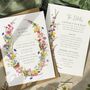 Wildflower Flat Wedding Invitations, thumbnail 1 of 10