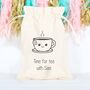 Toy Tea Set In A Personalised Bag, Choice Of Designs, thumbnail 1 of 12