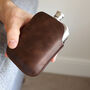 Personalised Leather Wallet And Hip Flask Gift Set, thumbnail 8 of 8