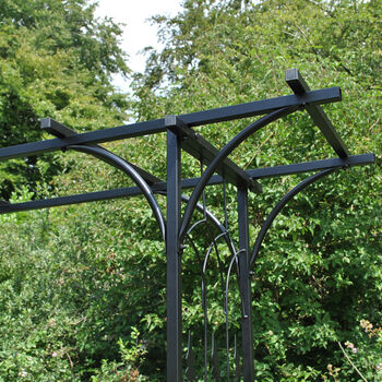 Fleur De Lys Metal Garden Arch, 7 of 12