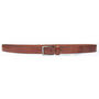 Thick Tan Men's Leather Belt Distressed Finish Width '1.35 inches', thumbnail 4 of 7