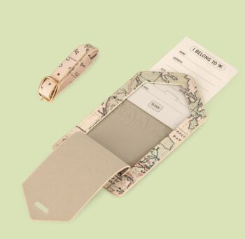 Map Design Luggage Tag, 2 of 3