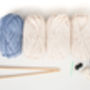 Giant Unicorn Head Knitting Kit, thumbnail 4 of 7