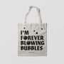 West Ham I'm Forever Blowing Bubbles Tote Bag, thumbnail 1 of 2