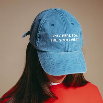 Personalised Only Here For Slogan Cap, 4 of 9