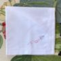 Embroidered Love Journey Napkin, thumbnail 2 of 4
