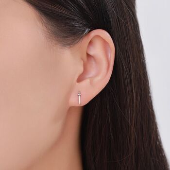 Mismatched Spartan Helmet And Sword Stud Earrings In Sterling Silver, 2 of 12