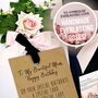 Personalised 40th Birthday Card For Her – Luxury Blush Pink Rose, Handmade 3D Scented Card, thumbnail 3 of 11