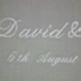 Personalised Fourth Wedding Anniversary Linen Picture, thumbnail 3 of 3