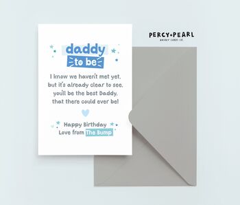 Daddy To Be Birthday Card, 4 of 4