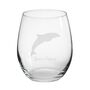 Personalised Jumping Dolphin Engraved Glass, thumbnail 5 of 7