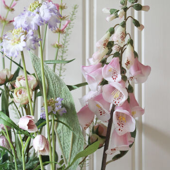 Luxury Artificial Wild Floral Arrangement And Vase, 2 of 6