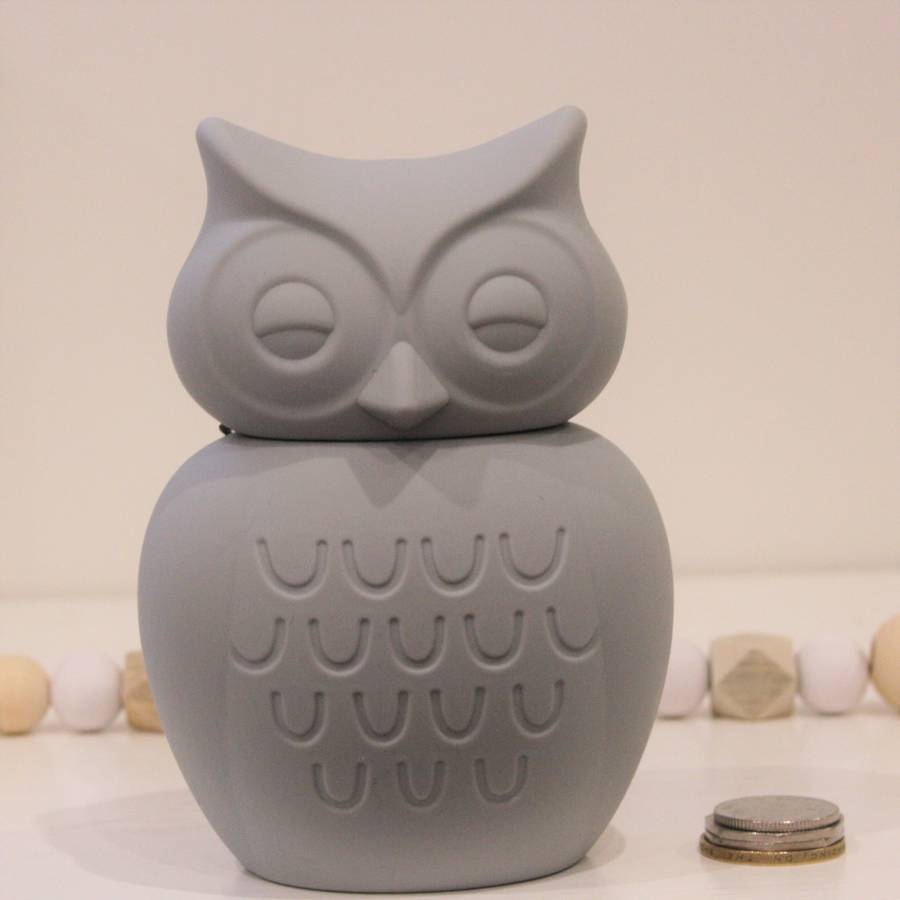 Owl Silicone Money Box In Various Colours, 1 of 5