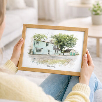 Personalised Watercolour Home, Church And Venue Art Print, 7 of 12