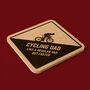 Square Cork Coaster 'Cycling Dad' | Homeware | Tableware | Cycling | Cyclist | Bike Rider Gift, thumbnail 1 of 2