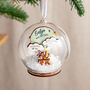 Hot Air Balloon First Christmas Baby Details Bauble, thumbnail 4 of 10