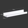 Set Of Two Floating White Ledge Mdf Shelves, thumbnail 6 of 7