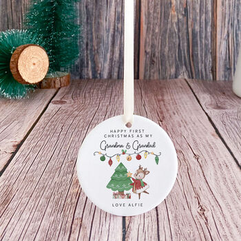 First Christmas Ornament For New Mum Dad Grandma Grandad Uncle Auntie, 8 of 9