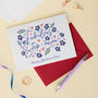 Fabulous Step Mum Floral Mothers Day Card, thumbnail 1 of 3