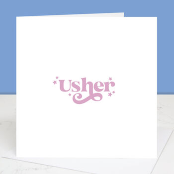 Wedding Card For Ushers, 3 of 6