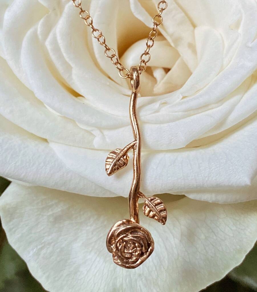 Eliza Day Wild Rose Sterling Silver Rose Gold Plated By David-Louis ...