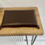 Personalised Rectangle Chocolate Brown Leather Tray, thumbnail 12 of 12