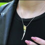 Large Curved Heart Sterling Silver Drop Earrings, thumbnail 4 of 6