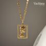 Stainless Steel Rome Women Pendant Necklace, thumbnail 3 of 4