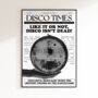 Disco Newspaper Poster, thumbnail 2 of 9
