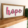 Wooden 'Hope' Sign, thumbnail 2 of 7