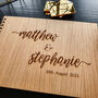 Personalised Modern Wooden Guest Book Or Album, thumbnail 8 of 9