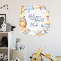 Personalised Welcome To The World Jungle Wall Sticker, thumbnail 5 of 5