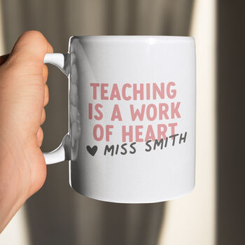 Teaching Personalised Gift Teacher Thank You Coaster, 4 of 5