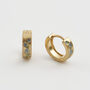 Forget Me Not Mini Hoop Earrings, thumbnail 5 of 9