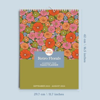 Academic Year Family Planner 2023 2024 | Retro Florals, 9 of 11