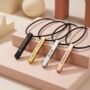 Personalised Rectangle Bar Necklace, thumbnail 1 of 12