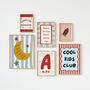 Personalised ‘Cool Kids Club’ Gallery Wall Print Set, thumbnail 1 of 6