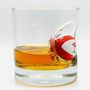 Personalised Welsh Rugby Ball Whisky Glass, thumbnail 1 of 4