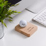 Personalised Golf Ball Holder For Dad Oak, thumbnail 1 of 2