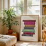 Manchester Book Stack Art Print, thumbnail 3 of 6
