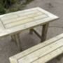 Outdoor Garden Bench With Double Braced Legs, thumbnail 6 of 9