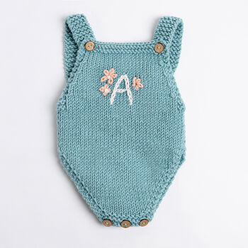 Personalised Baby Romper Easy Knitting Kit, 2 of 9