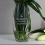 Personalised Message Glass Bullet Vase, thumbnail 2 of 4