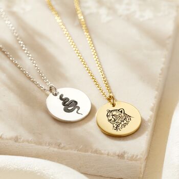 Personalised Cheetah Spirit Animal Necklace, 4 of 8