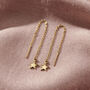 Personalised Star Charm Pull Through Earrings, thumbnail 4 of 7