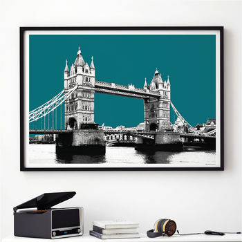 London Art Print London Gift Tower Bridge, 7 of 12